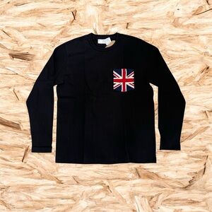 🖤 NWT🖤 CHOCOOLATE England Knit Pocket Long Sleeve Tee